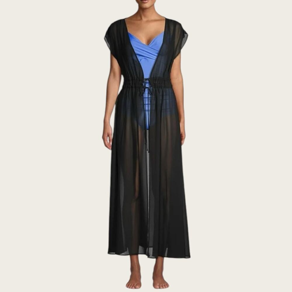 NWT | Calvin Klein | Swimwear Sheer Coverup | Black | Small